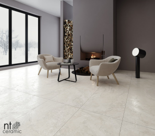Керамогранит NT Ceramic Zeus Travertine Bianco арт. ZS612NTT9703M (60x120) матовый